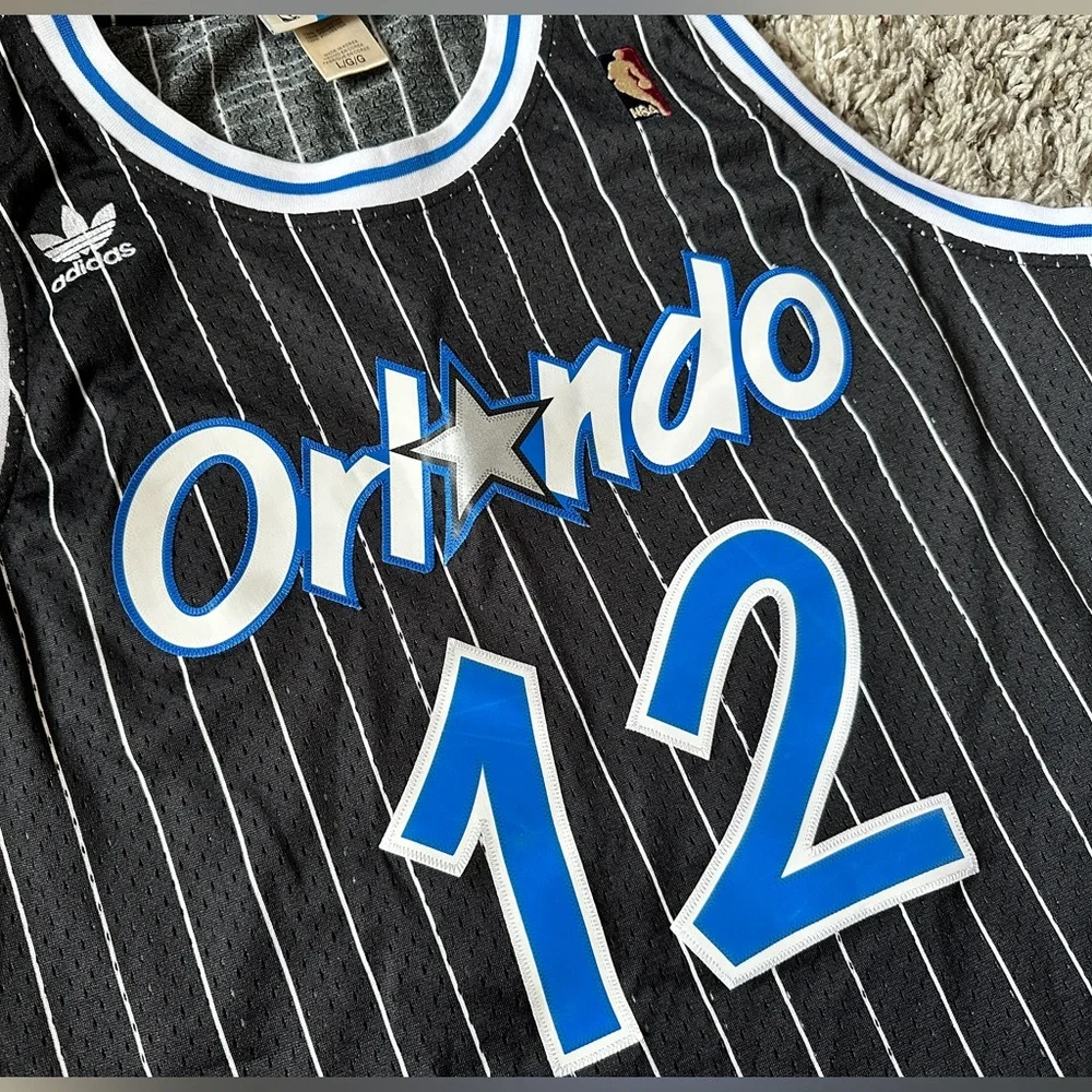 Adidas Orlando Magic pinstripe Dwight Howard jersey